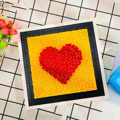 Kit DIY Decorativo Pixel Art Corazón para Parejas - Image 2