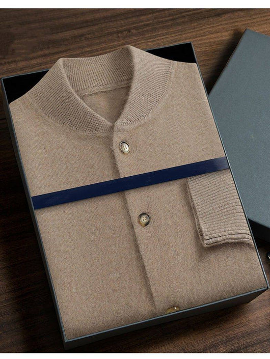 Cardigan Grueso y Cálido para Hombre - Suéter Holgado - Image 15