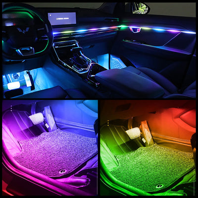 Luz Ambiental LED para Interior de Auto con Control de Color - Image 4