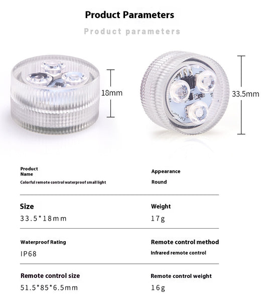 Luz LED Sumergible para Acuario con Control Remoto Inalámbrico - Image 12