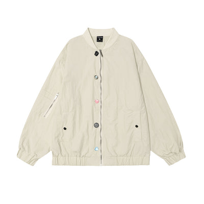Chaqueta con Cuello Alto y Cierre, Diseño de Decoración con Cremallera - Image 5