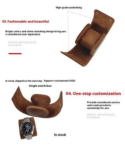 Estuche Organizador de Cuero para Relojes y Accesorios - Image 33