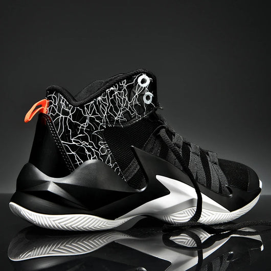 Zapatillas de Baloncesto Blancas Altas para Hombre - Image 30