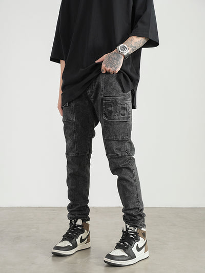 Jeans Slim Fit Stretch con Costuras 3D para Hombre - Image 9