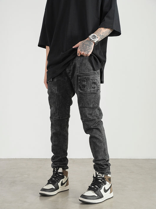 Jeans Slim Fit Stretch con Costuras 3D para Hombre - Image 9