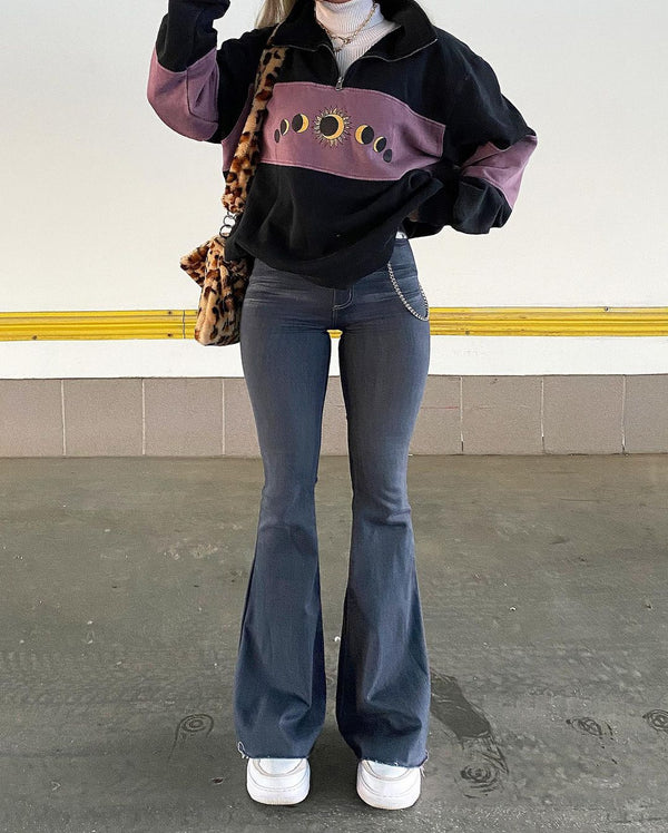 Pantalones Vaqueros Elásticos de Cintura Baja para Mujer