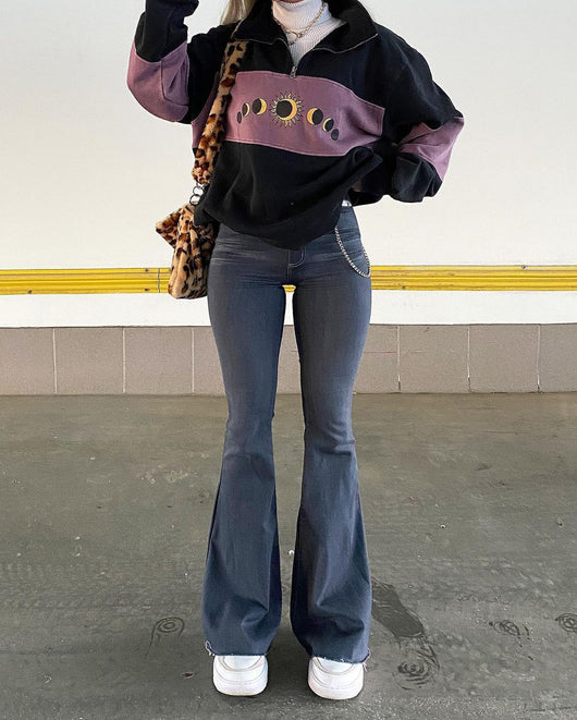 Pantalones Vaqueros Elásticos de Cintura Baja para Mujer