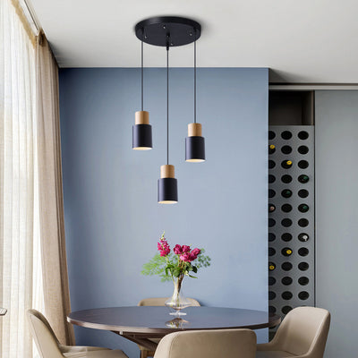 Lámpara de Techo Macarrón de Madera - Diseño Minimalista y Elegante - Image 3