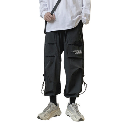 Pantalones con Cordón Funcionales para Hombre - Overol Casual Holgado - Image 8