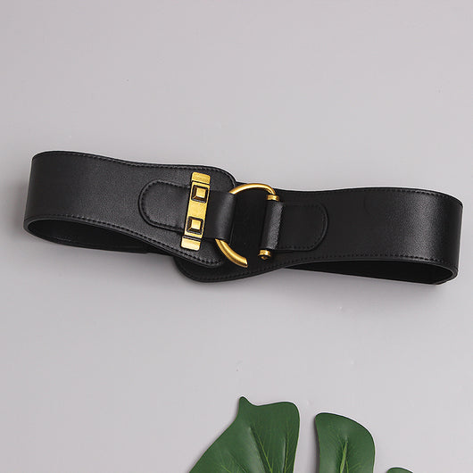 Cinturón Elástico Ancho para Mujer - Decorativo Versátil para Vestidos, Suéteres y Abrigos - Image 19