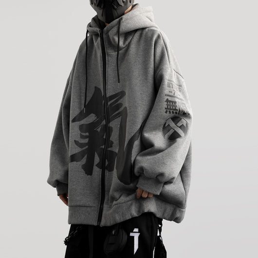 Sudadera con Capucha Hip Hop Oversize - Image 10