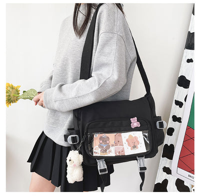 Bolsa Crossbody Harajuku con Ventana Transparente - Image 11