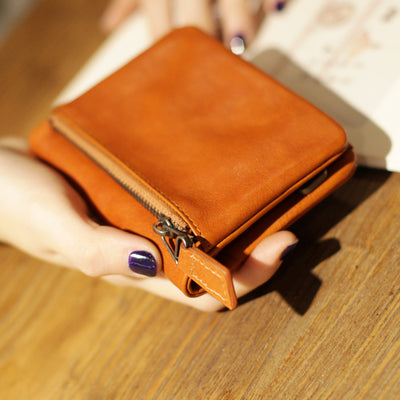 Billetera Minimalista de Cuero para Licencia de Conducir - Unisex Retro - Image 3