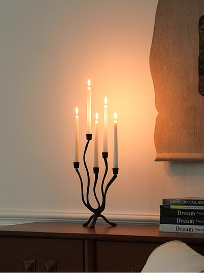 Candelabro Ramificado Negro de Múltiples Brazos - Image 8
