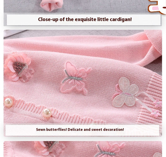 Conjunto Infantil Elegante: Falda y Suéter Manga Larga - Image 12