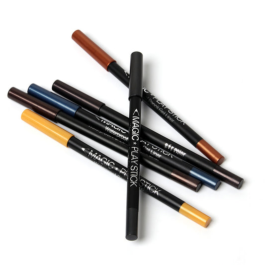 Lápiz Delineador 12 Colores Perla para Ojos - Línea de Agua Sedosa - Image 2