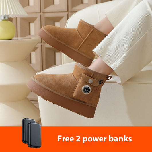 Botas Térmicas Eléctricas con Forro de Lana - Impermeables para Hombre y Mujer - Image 6