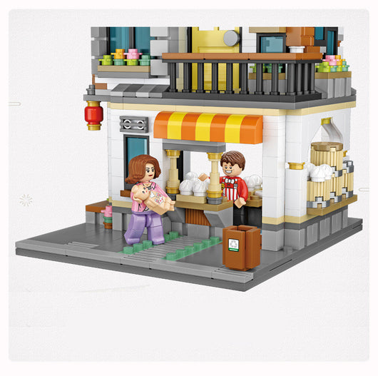 Bloques de Construcción Miniatura Barrio Chino - Puzzle 3D Coleccionable - Image 17