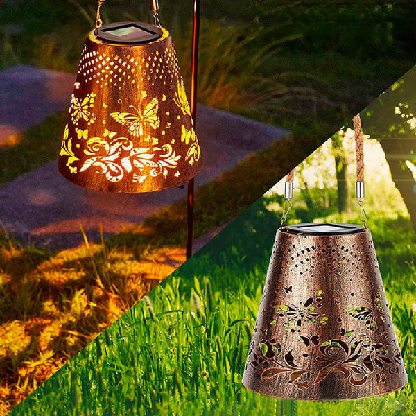 Lámpara Solar Mariposa para Jardín - Decoración Luminosa Hueca