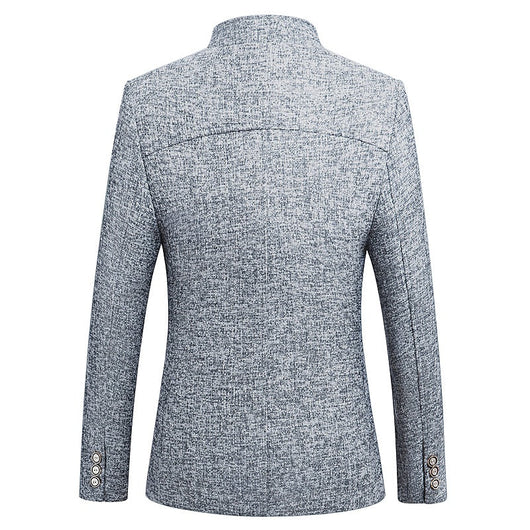 Chaqueta Cuello Alto Estilo Caballero Británico - Image 7