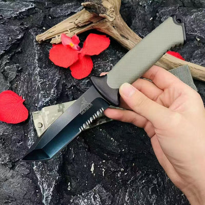 Navaja de Bolsillo Ultrafílada con Filo Bruto para Aventuras al Aire Libre - Image 9