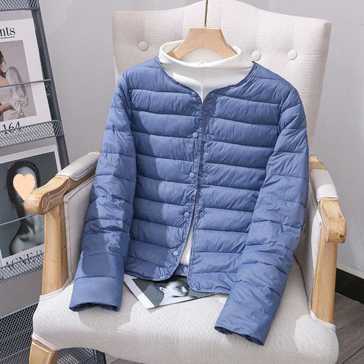 Chaqueta Corta Acolchada de Algodón para Mujer - Ligera y Cálida - Image 11