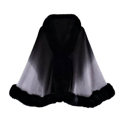 Chal de Cuello de Pelaje Sintético con Degradado - Image 6