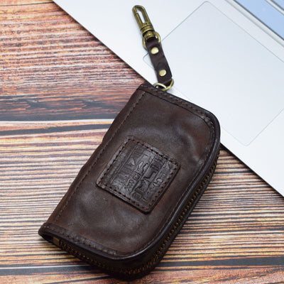 Estuche Multifuncional para Llaves de Cuero Curtido al Vegetal - Gran Capacidad - Image 4