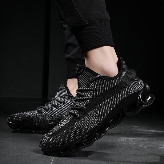 Zapatillas Deportivas Transpirables de Tejido Volador - Zapatos Casuales Huecos Talla Grande