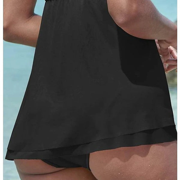 Traje de Baño Enterizo Escotado para Mujer