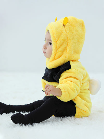 Pijama Enterizo Bebé Diseño Abeja en Franela Suave - Image 21