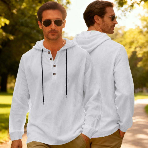 Camisa Playera Transpirable con Capucha para Hombre