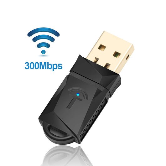 Adaptador USB WiFi Portátil 300 Mbps - Tarjeta de Red Inalámbrica
