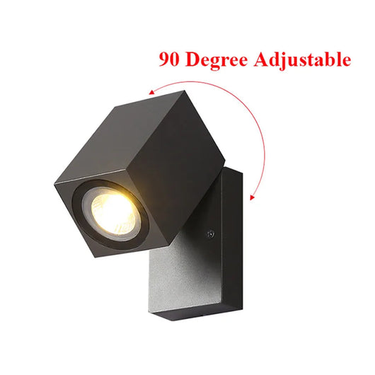 Lámpara LED Exterior de Pared con Ángulo Ajustable para Pasillos - Image 7