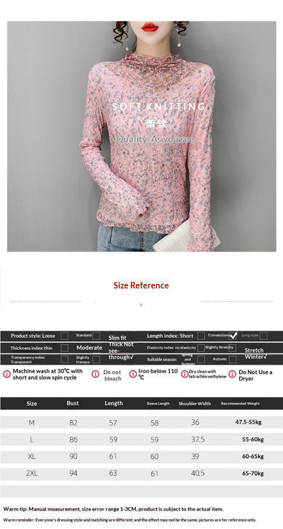 Blusa Floral de Encaje Elegante para Mujer - Image 7