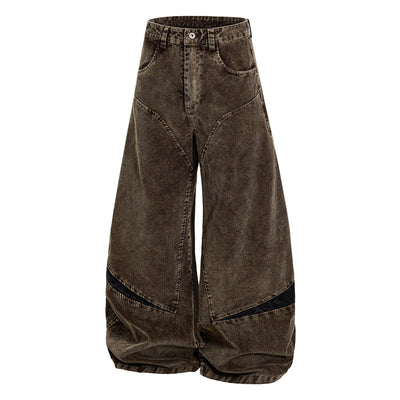 Pantalones Vintage de Pierna Ancha Estilo Americano para Hombre - Image 11