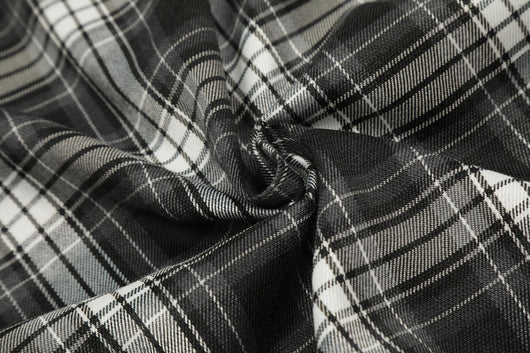 Camisa Cuadriculada con Capucha de Manga Corta para Hombre - Image 18
