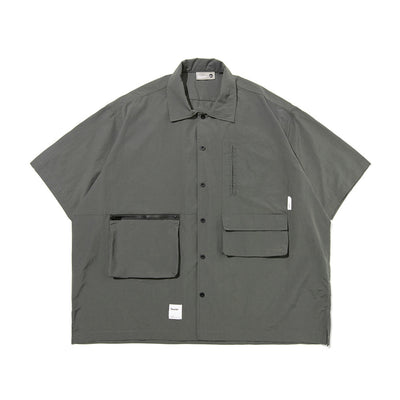 Camisa de Trabajo Japonesa Manga Corta para Hombre - Image 9