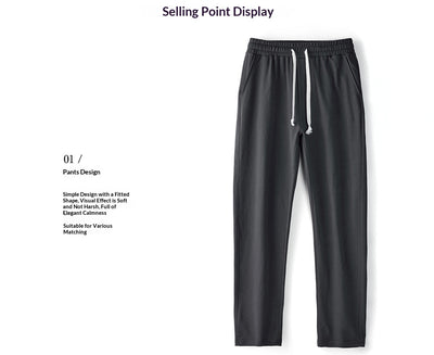 Pantalones de Chándal Holgados de Algodón para Hombre - Image 15