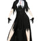 Fantasia de Vampira Gótica - Vestido Preto Fantasia para Cosplay