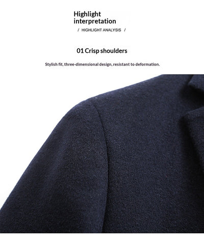 Traje de Lana Casual para Hombre - Otoño e Invierno - Image 10
