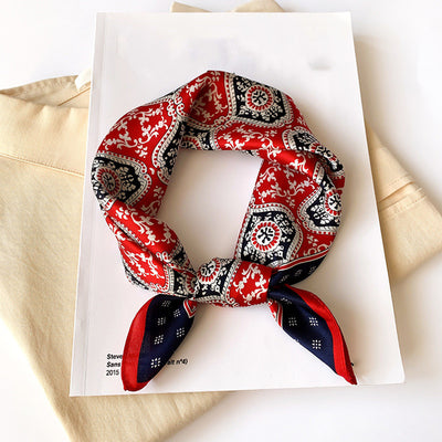 Pañuelo de Seda para Mujer - Accesorio de Moda Versátil - Image 19