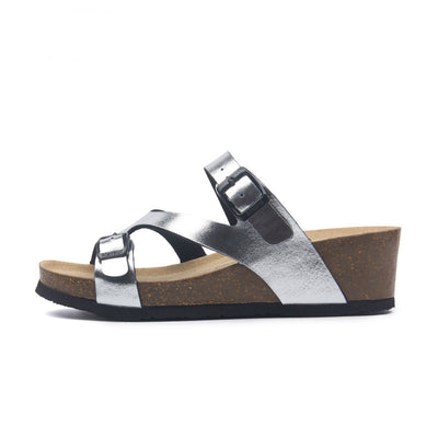 Sandalias de Corcho con Tacón Alto para Playa - Comodidad y Estilo - Image 25