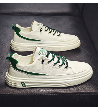 Tenis Blancos Estilo Coreano Transpirables para Hombre - Image 12