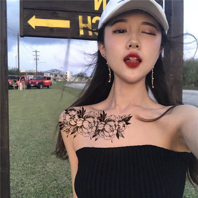 Tatuajes Temporales Floral Impermeables - Diseños Delicados y Duraderos - Image 13