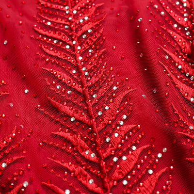 Vestido de Fiesta con Bordados Diamantados - Image 12