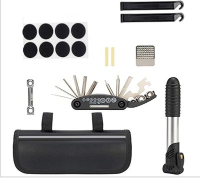 Kit Completo de Reparación de Bicicletas con Inflador - Image 7