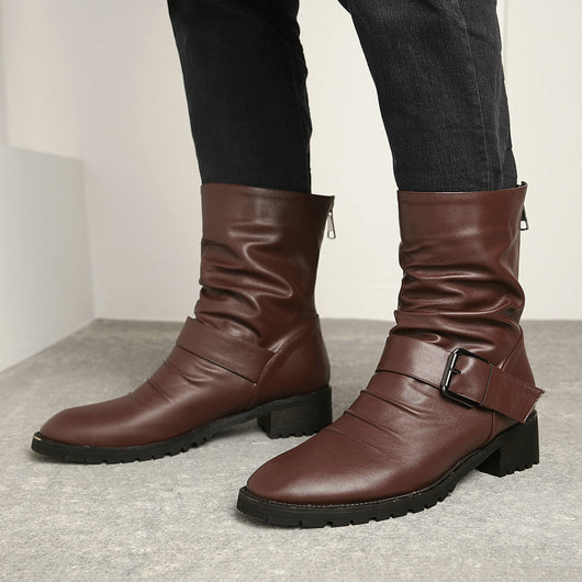 Zapatos Punk Mujer Otoño Invierno Estilo Británico Tendencia - Image 8