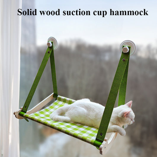Hamaca de Madera para Gatos - Cama Cómoda con Asiento al Sol - Image 12