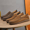 Zapatos Casuales de Cuero Suave Transpirables para Hombre